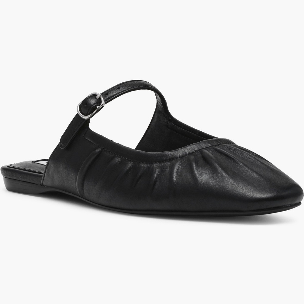 Steve Madden Black Mary Jane with Silver Buckle - Picture 2 of 5